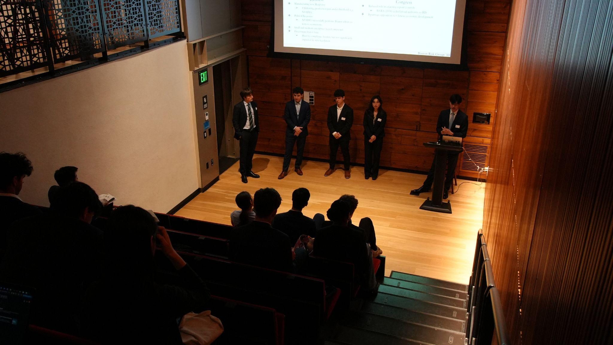 BRG analysts presenting to an audience