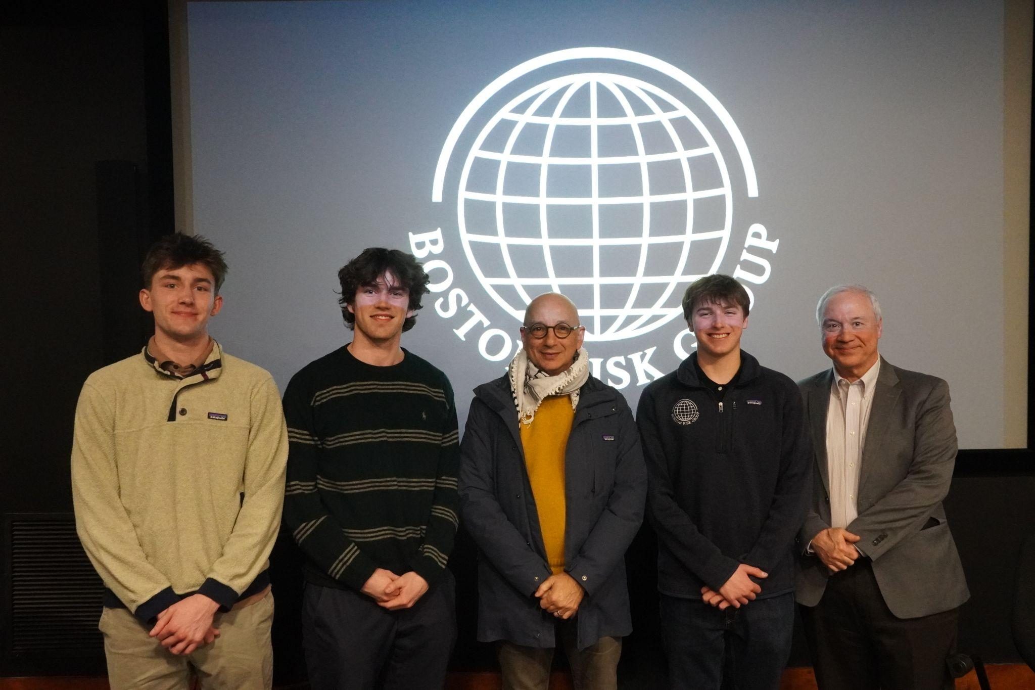Boston Risk Group members at a BRG event